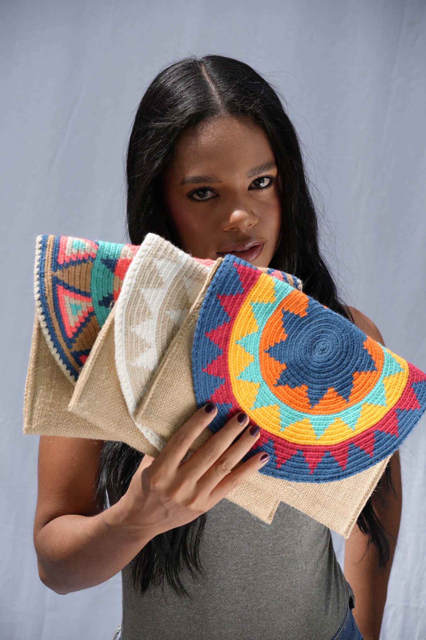 Sobres De Mano En Yute