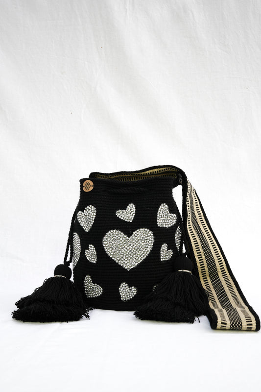 Mochila Corazón Pedrería